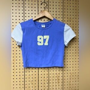 TNA Purple Cropped Top